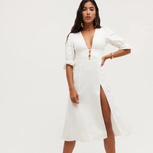 Reformation Maribel Linen Dress